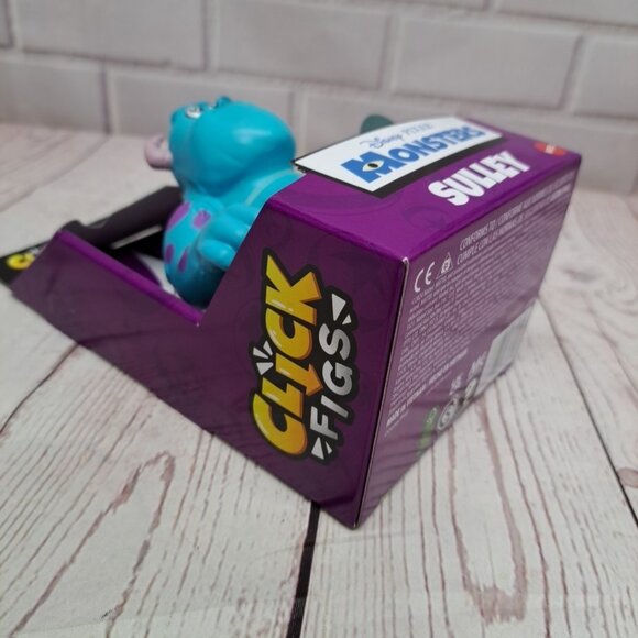 Pixar Click Figs Sulley Disney Monsters Inc. Action Figure New In Box - Picture 6 of 6